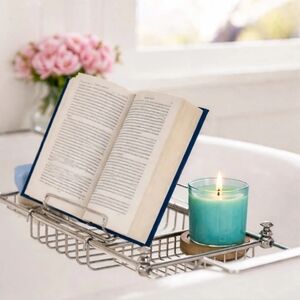 Pottery Barn Mercer Polished Nickel Bathroom Accessory Bathtub Caddy